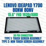 5D10K18374 15.6" Lenovo Y700-15ISK Series Led Lcd Touch Screen Assembly Fhd. Fixed Price $153.00.