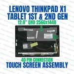 Lenovo Thinkpad X1 Tablet Gen 2ND Fhd Touch Lcd Screen Bezel 01AW807 01YT229. Fixed Price $120.00.
