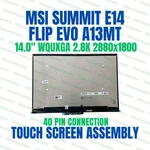 14" Lcd Touch Screen Assembly Msi Summit E14 Flip Evo A13MT Qhd+ 2880X1800. Fixed Price $184.00.