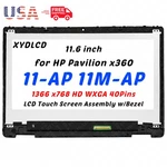 11.6IN For Hp Pavilion X360 11-AP 11M-AP0033DX Lcd Touch Screen Assembly W/bezel. Fixed Price $89.00.