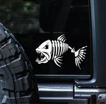 Skeleton Bone Fish Vinyl Die Cut Decal. Fixed Price $5.99.