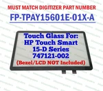Hp 15-D079NR Touchsmart Notebook Pc Led Lcd Screen Glass Digitizer Only. Fixed Price $65.00.