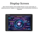 3.5" Ips Dual Usb Secondary Led Display Screen AIDA64 Monitor 360 Universal New. Fixed Price $32.99.