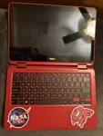 Dell Inspiron 3000 11.6 (32GB, Intel Celeron N, 1.60GHZ) Laptop - Red. Fixed Price $70.00.