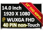 Dell Dp/n 0RWGX1 14" Fhd Laptop Lcd Led Screen 40 Pin Non-touch Version. Fixed Price $96.96.