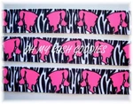 25 Yard Roll - 7/8 Fashionista *black Zebra* Barbie Grosgrain Ribbon Sale. Fixed Price $5.40.
