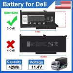 DJ1J0 Battery For Dell Latitude 14 7000 E7480 E7290 E7390 E7490 Series. Fixed Price $13.99.