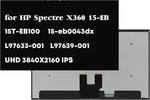 L97633-001 Lcd Screen Assembly For Hp Spectre X360 15-EB0053DX Touch Uhd. Fixed Price $225.00.
