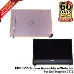 Dell Inspiron 7472 14" Fhd Lcd Screen Assembly W/ Webcam Replacement Pink 193D5. Fixed Price $59.99.