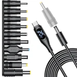 Universal Laptop Dc Charger Replacement Kit,round Barrel 100W Trigger Cable. Fixed Price $20.99.
