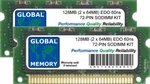 128MB (2 X 64MB) 72-PIN Fpm Sodimm Memory Ram Kit For Laptops/notebooks. Fixed Price $84.71.
