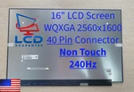 Boe NE160QDM-NZ4 16" Wqxga 240HZ Non Touch Laptop Lcd Screen. Fixed Price $104.49.