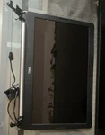 Dell Lcd Panel D4199 Fpc For Laptop Black Silver With Hinges & Cables. Fixed Price $50.00.