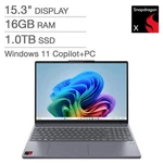 Lenovo Ideapad Slim 3X 15.3" Touch Snapdragon 16GB 1TB Ssd Gray 83N30010US. Fixed Price $359.00.