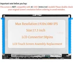 17.3" 1920X1080 Fhd For Hp Envy 17-DA0XXX Lcd Touch Screen Ips Display Assembly. Fixed Price $269.00.