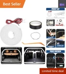 Scratch-free 2M Trunk Led Light Strip Tool-free Installation & Sensing Tech. Fixed Price $10.76.
