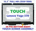 Lenovo Thinkpad Yoga 370-13 Fhd 13.3" Lcd Touch Screen Digitizer Frame. Fixed Price $130.00.
