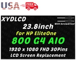 23.8IN For Hp Eliteone 800 G4 Aio Lcd Led Screen Display Panel Replacement Fhd. Fixed Price $215.00.