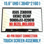 15.6" NE156QUM-N64 Uhd Lcd Touch Screen Digitizer Assembly Asus Q536F. Fixed Price $184.30.