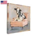 Trademark Fine Art Wrapped Canvas Wall Ethan Harper Moo-ving Ii. Fixed Price $148.71.
