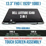 Oem Dell Latitude 5340 13.3" 2-IN-1 Fhd Touch Screen Assembly 07DG1C. Fixed Price $234.00.