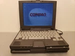 Vintage Compaq Armada 4120 Laptop Pentium 150MHZ 80MB 1GB WIN98 W/ Docking Stati. Fixed Price $112.50.