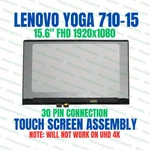 15.6" Fhd Lcd Touch Screen Digitizer Bezel Lenovo Yoga 710-15IKB 80V50010US. Fixed Price $154.06.