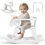 Labebe - Wooden Rocking Horse, Baby Ride On Toys For 12M+, White Rocker. Fixed Price $72.26.