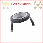 Dexas Pets Single Elevated Feeder/pet Bowl, I.5 Cup Capacity, Light Gray, Sm. Fixed Price $23.63.