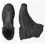Salomon Quest 4 Goretex Magnet/ Black/ Quarry Boots Mens 12 Worn 1X Brief Hiking. Fixed Price $129.95.