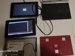 Three Au Optronics B089AW01 8.9" 1024X600 Wsvga Lcd Screen Tablets With Keyboard. Fixed Price $15.00.