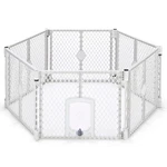 Mypet Petyard Passage: 5.5 Ft. Wide Customizable Folding Dog Playpen With Pas.... Fixed Price $103.97.