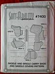 Suitability Equestrian 7400 Horse Saddle And Bridle Carry Bags Covers Uncut. Fixed Price $29.99.