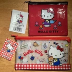 Sanrio - Hello Kitty Zip Flat Pouch 2 Set. Fixed Price $6.99.