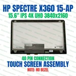 Hp Spectre X360 15-AP012DX Lcd Touch Screen Assembly 841265-001. Fixed Price $218.00.