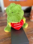 Animal Adventure Plush Green Dinosaur Alligator Crocodile T-rex Retired Heart. Fixed Price $9.49.