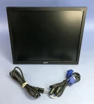 Acer V176L Flat Panel Monitor Lcd Display's W/ Power & Vga Cables, No Stand. Fixed Price $33.00.