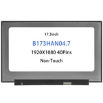 17.3IN Fhd Led Lcd Screen Ips Display Panel B173HAN04.7 AUO479D 120HZ 40PINS. Fixed Price $154.00.
