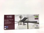 Home Decorators Merwry 52 In. Led Indoor Brushed Nickel Ceiling Fan New (open). Fixed Price $89.99.