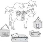 Suitability 7291 Saddle And Hay Bags Equestrian Sewing (pattern Only). Fixed Price $8.00.
