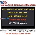 L96515-001 For Hp Pavilion X360 14M-DW 14-DW 14T-DW Fhd Lcd Touch Display Screen. Fixed Price $108.15.
