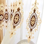 Vogol Customized Simple Chenille Jacquard Sheer Window Elegance Curtains/drap.... Fixed Price $58.16.