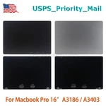 Us Lcd Screen Display Replacement Assembly For Apple Macbook Pro 16" A3186 A3403. Fixed Price $564.28.