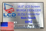 Boe NV160WUM-N42 16" Wuxga 60HZ Non Touch Laptop Lcd Screen. Fixed Price $94.99.