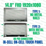 B140HAK02.4 14.0" Fhd Ips Lcd Touch Screen Digitizer Led Display. Fixed Price $119.00.